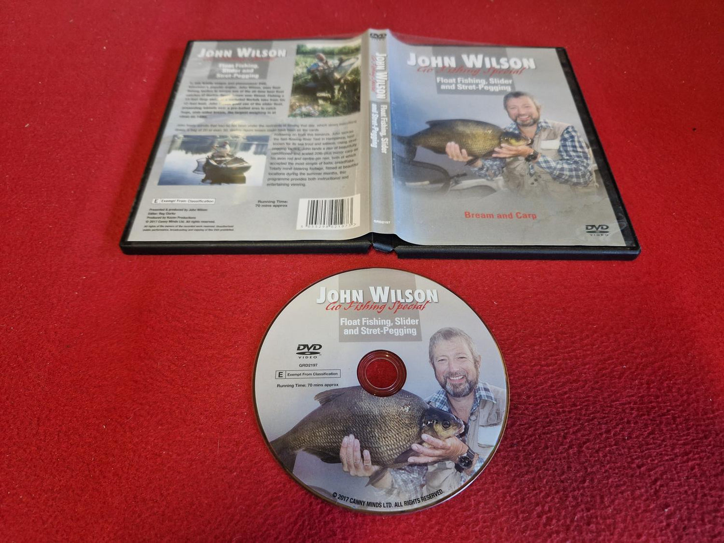 JOHN WILSON GO FISHING SPECIAL FLOAT FISHING SLIDER AND STRET-PEGGING till DVD
