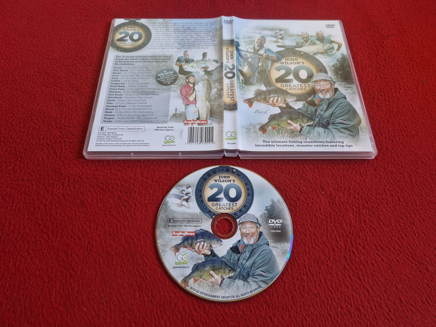 JOHN WILSONS 20 GREATEST CATCHES DVD