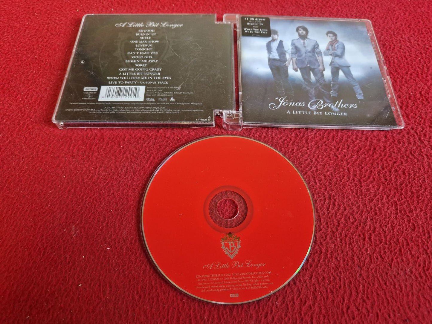 JONAS BROTHERS A LITTLE BIT LONGER CD