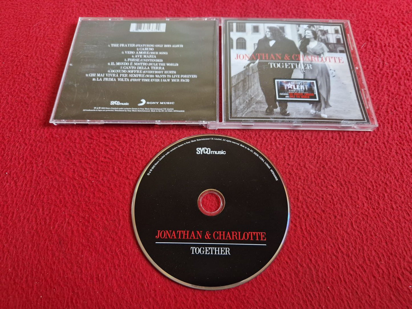 JONATHAN & CHARLOTTE TOGETHER CD
