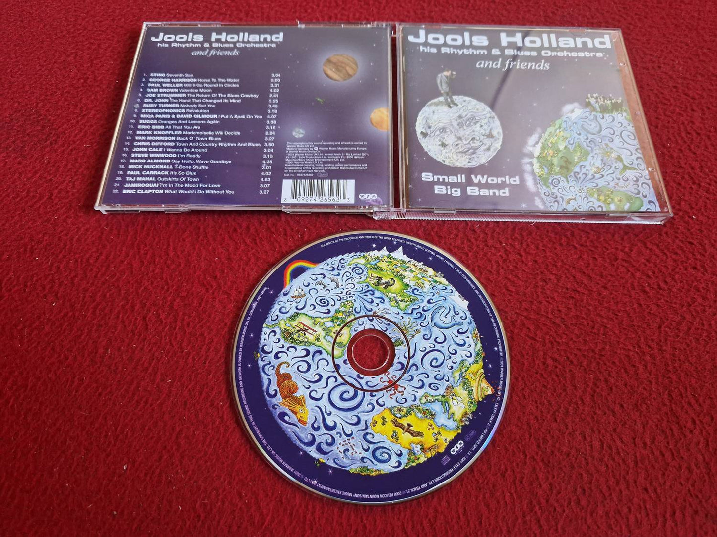 JOOLS HOLLAND & HIS RHYTHM & BLUES ORCHESTRA AND FRIENDS SMALL WORLD BIG BAND CD