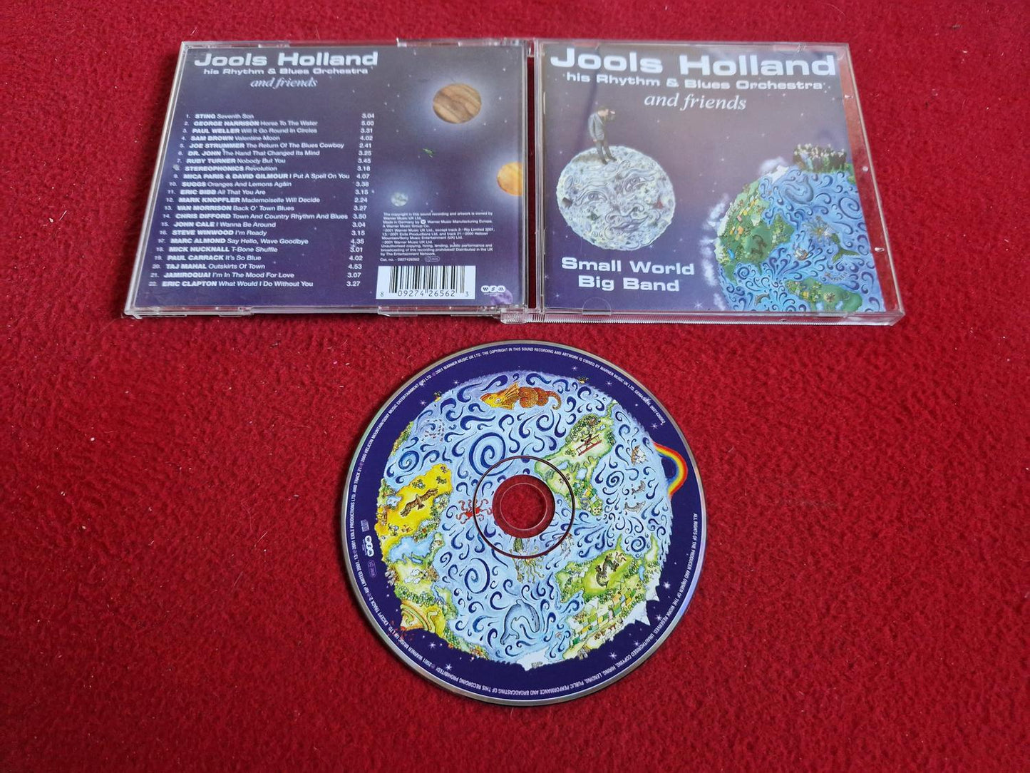 JOOLS HOLLAND HIS RHYTHM & BLUES ORCHESTRA AND FRIENDS SMALL WORLD BIG BAND CD