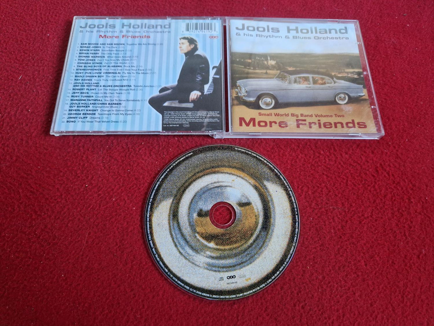 JOOLS HOLLAND &HIS RHYTHM&BLUES ORCHESTRA SMALL WORLD BIG BAND 2 MORE FRIENDS CD