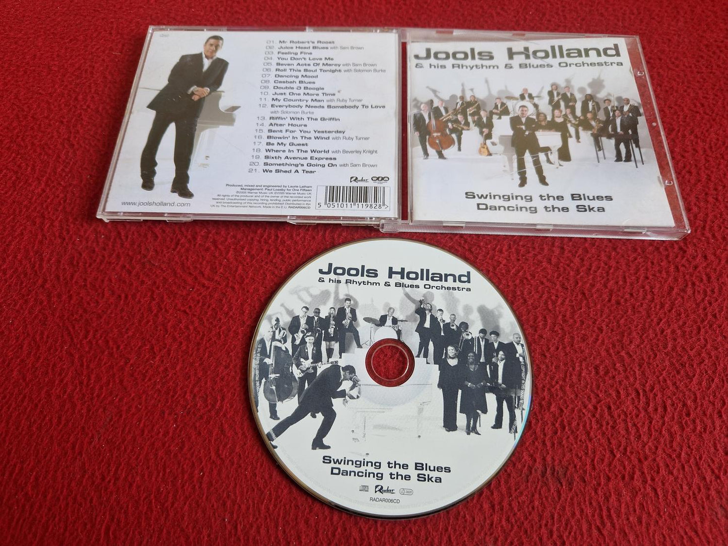 JOOLS HOLLAND & HIS RHYTHM & BLUES ORCHESTRA SWINGING THE BLUES DANCING SKA CD