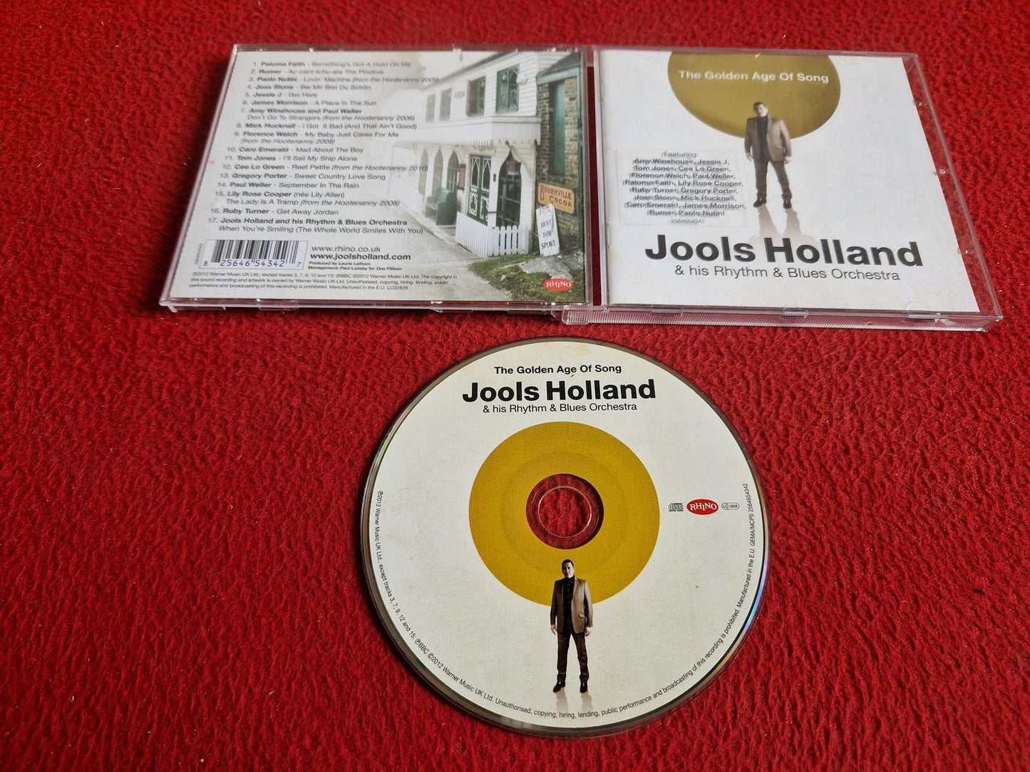 JOOLS HOLLAND & HIS RHYTHM & BLUES ORCHESTRA THE GOLDEN AGE OF SONG CD