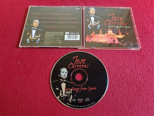 JOSE CARRERAS LOVE SONGS FROM SPAIN CD