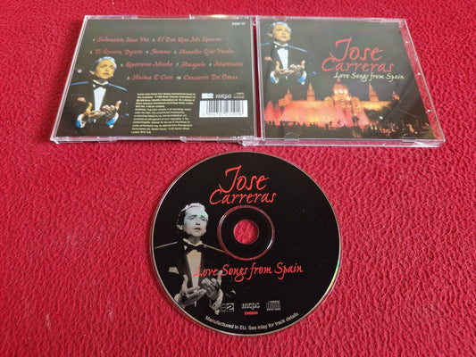JOSE CARRERAS LOVE SONGS FROM SPAIN CD