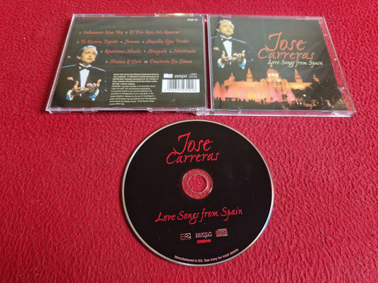 JOSE CARRERAS LOVE SONGS FROM SPAIN CD
