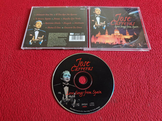 JOSE CARRERAS LOVE SONGS FROM SPAIN CD