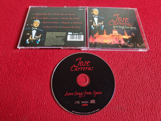 JOSE CARRERAS LOVE SONGS FROM SPAIN CD