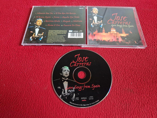JOSE CARRERAS LOVE SONGS FROM SPAIN CD