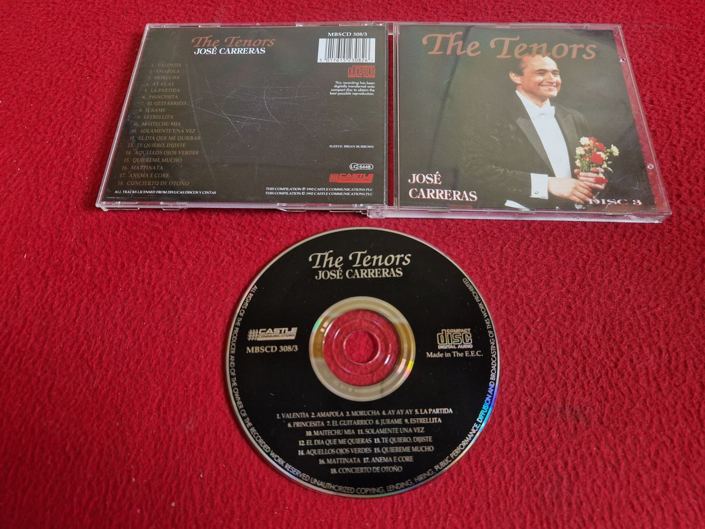 JOSE CARRERAS THE TENORS CD