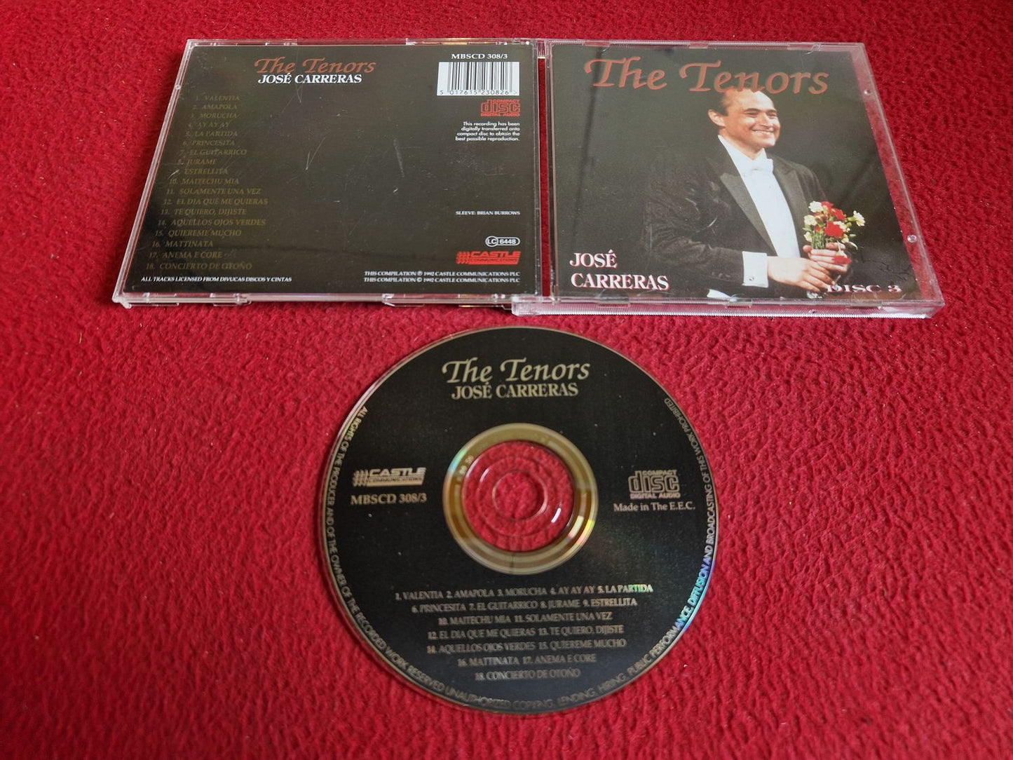 JOSE CARRERAS THE TENORS CD