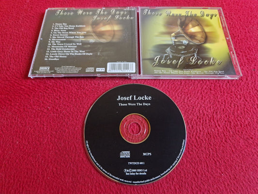 JOSEF LOCKE THOSE WERE THE DAYS CD