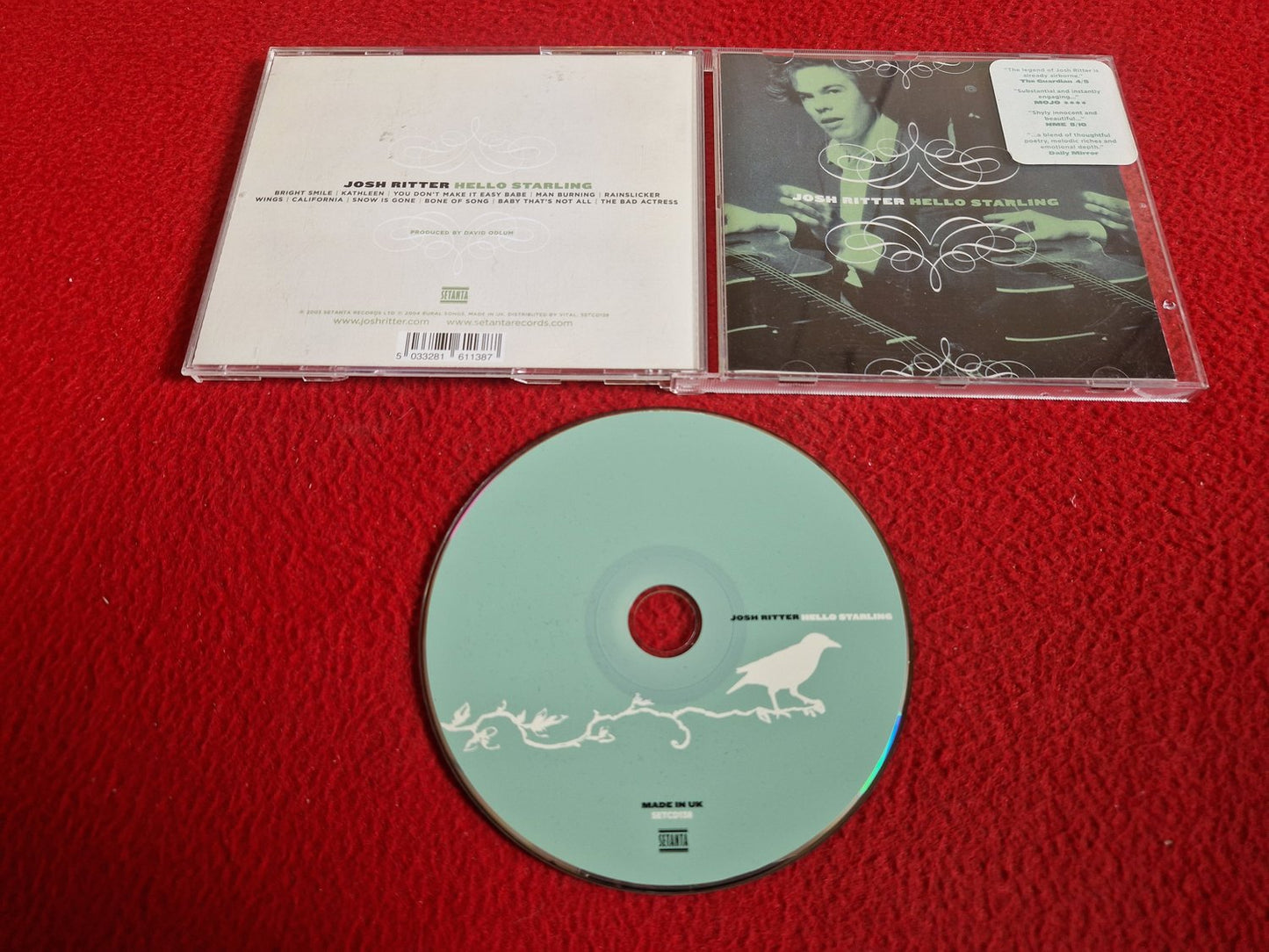 JOSH RITTER HELLO STARLING CD