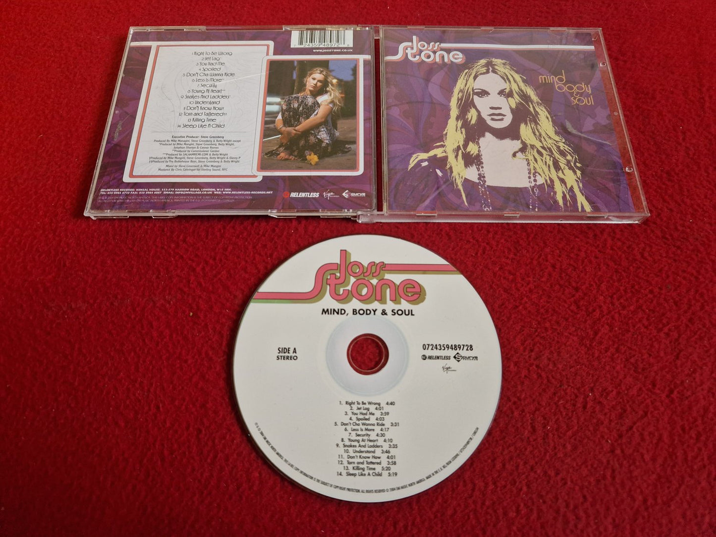 JOSS STONE MIND BODY & SOUL CD