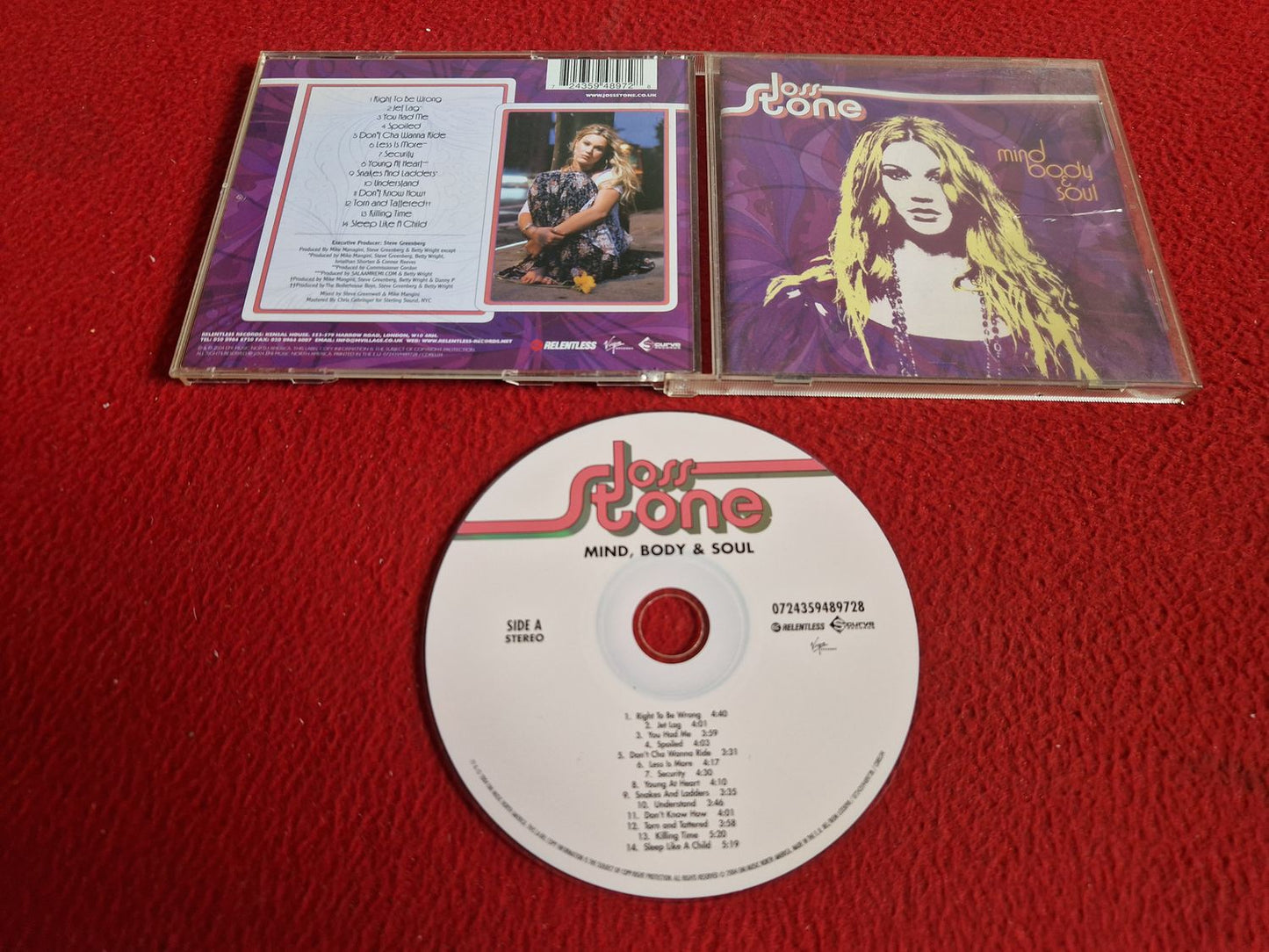 JOSS STONE MIND BODY & SOUL CD