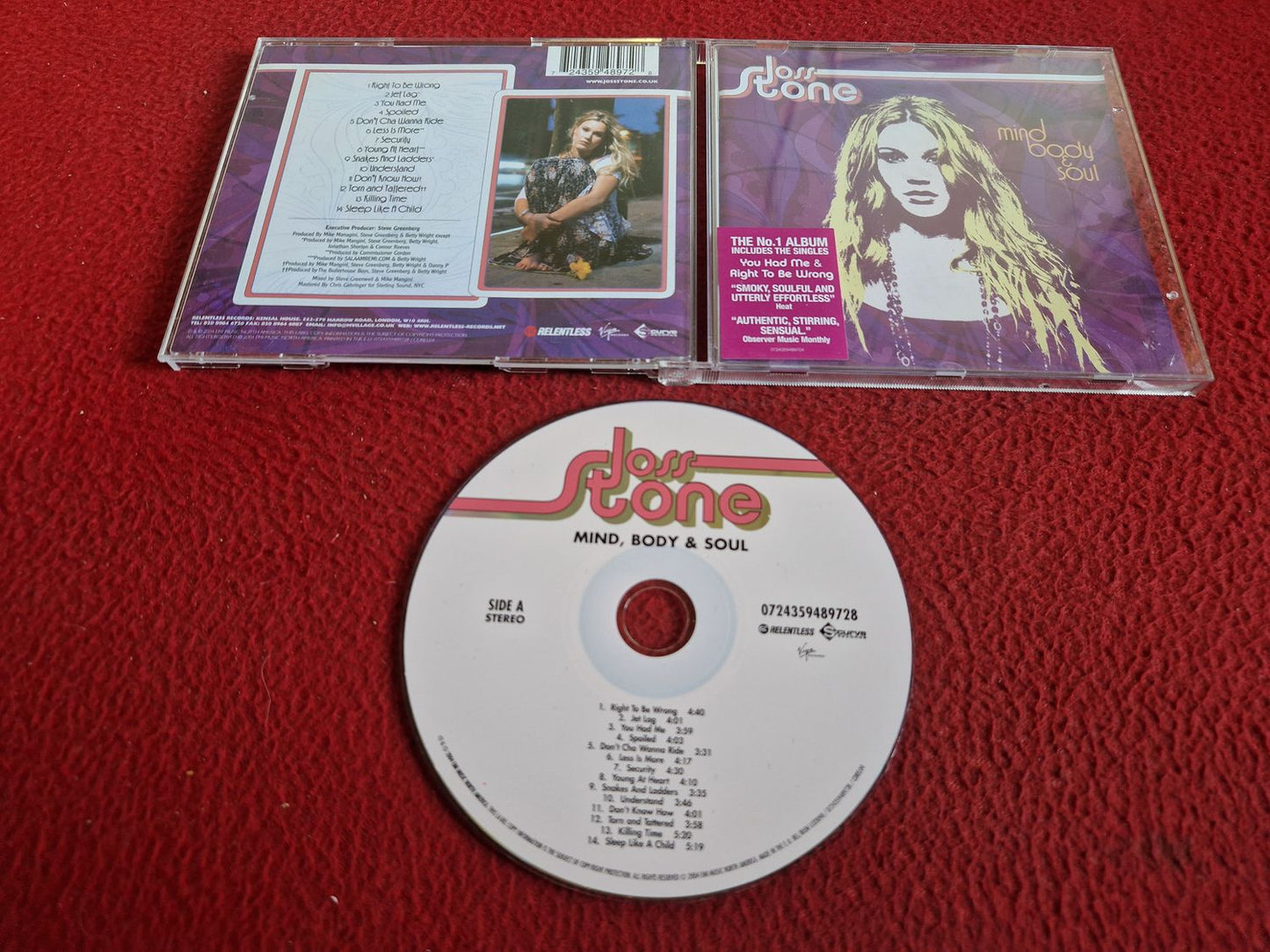 JOSS STONE MIND, BODY & SOUL CD