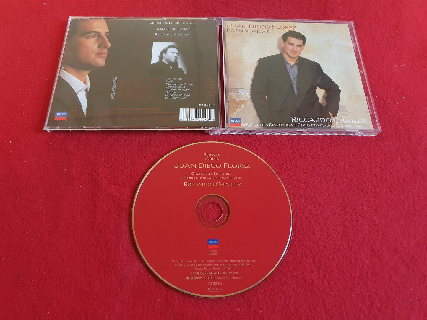 JUAN DIEGO FLOREZ ROSSINI ARIAS till CD