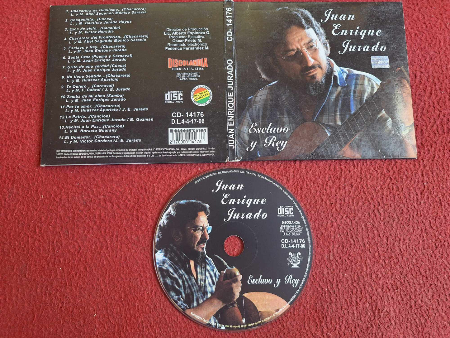 JUAN ENRIQUE JURADO ESCLAVO Y REY CD