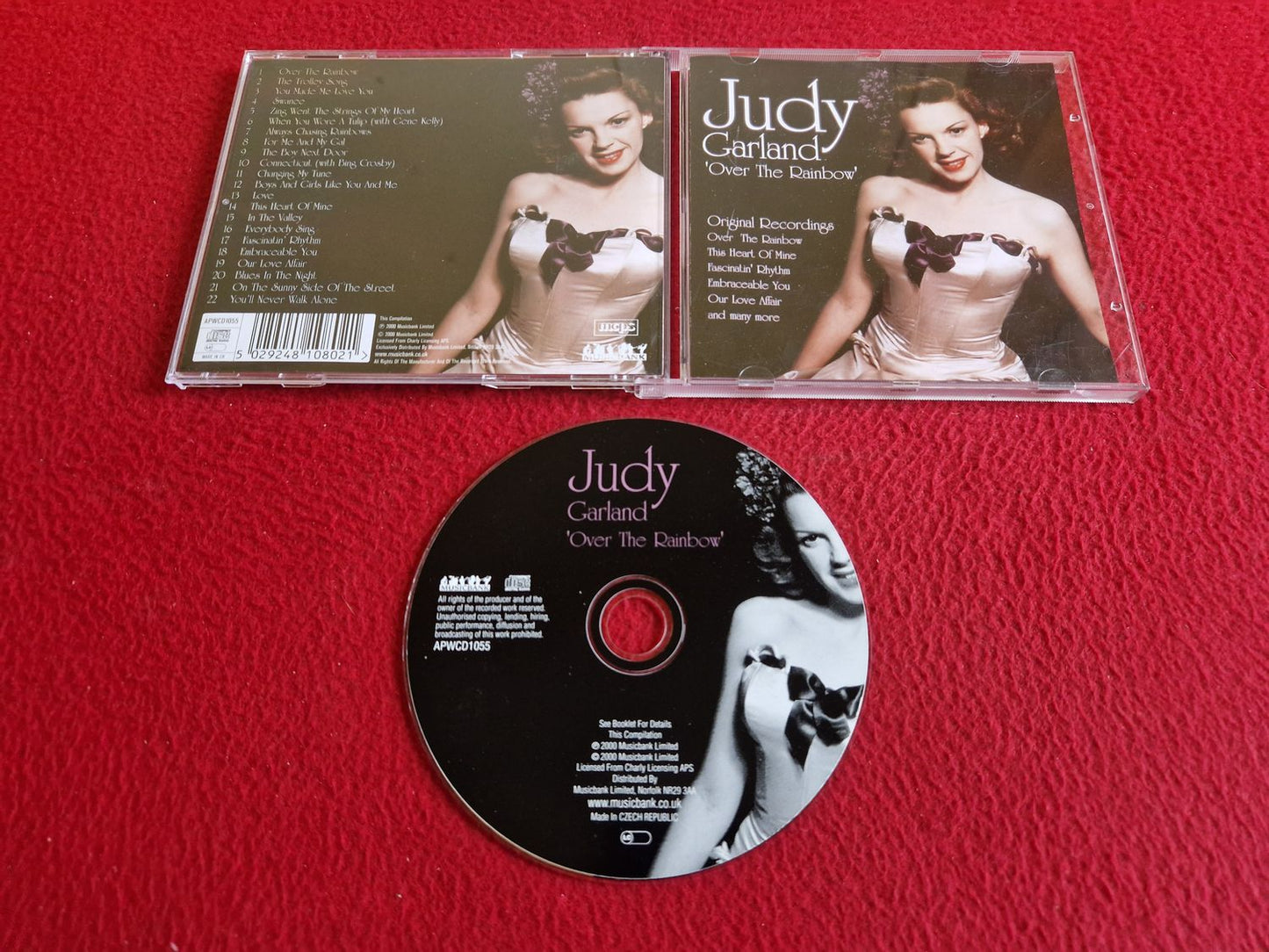 JUDY GARLAND OVER THE RAINBOW CD