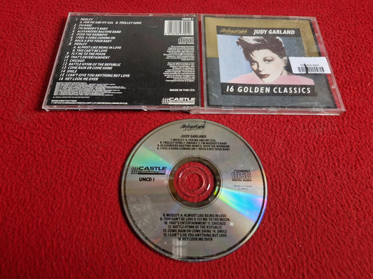 JUDY GARLAND UNFORGETTABLE 16 GOLDEN CLASSICS CD