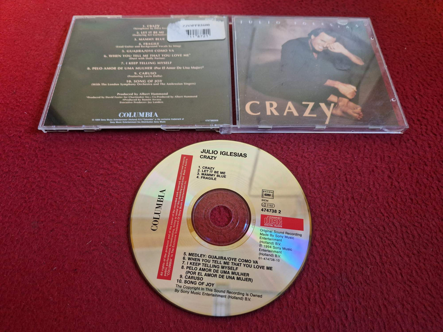 JULIO IGLESIAS CRAZY CD