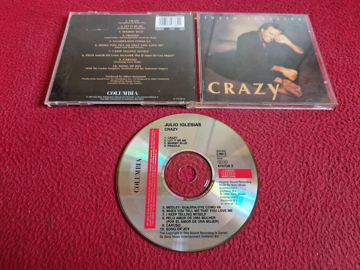 JULIO IGLESIAS CRAZY CD