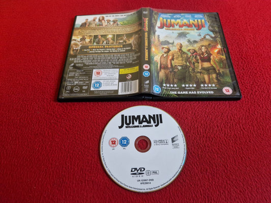 JUMANJI WELCOME TO THE JUNGLE DVD