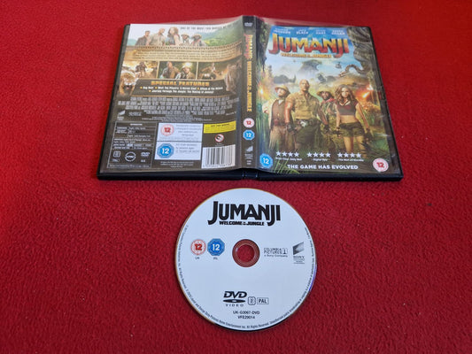 JUMANJI WELCOME TO THE JUNGLE DVD