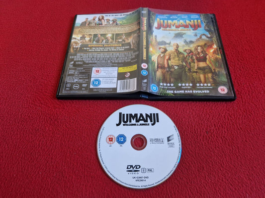 JUMANJI WELCOME TO THE JUNGLE DVD