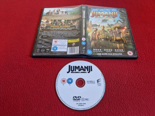 JUMANJI WELCOME TO THE JUNGLE DVD