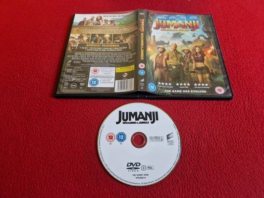 JUMANJI WELCOME TO THE JUNGLE DVD