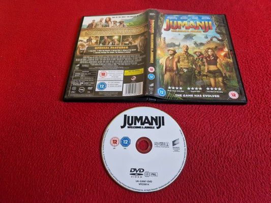 JUMANJI WELCOME TO THE JUNGLE DVD