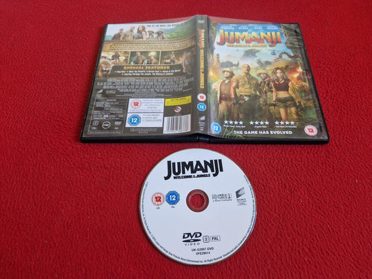 JUMANJI WELCOME TO THE JUNGLE DVD