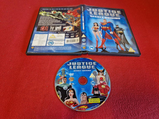 JUSTICE LEAGUE SECRET ORIGINS till DVD