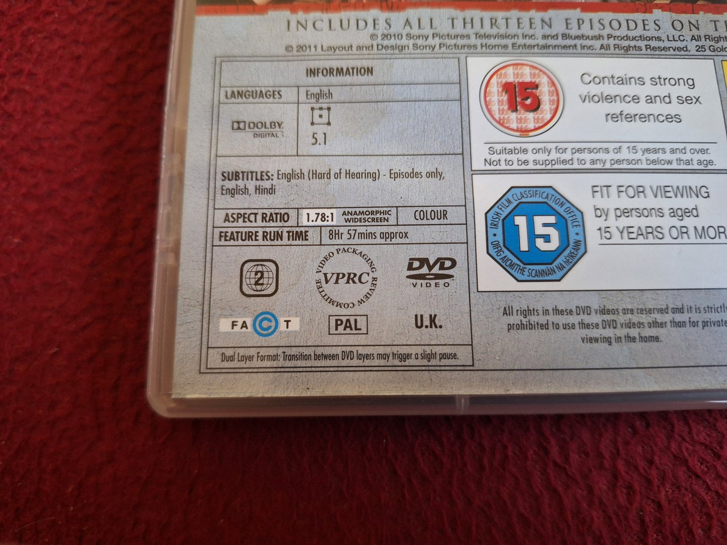 JUSTIFIED SEASON 1 BOX DVD