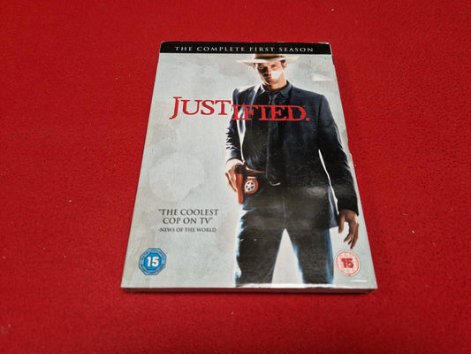 JUSTIFIED THE COMPLETE SEASON 1 BOX till DVD