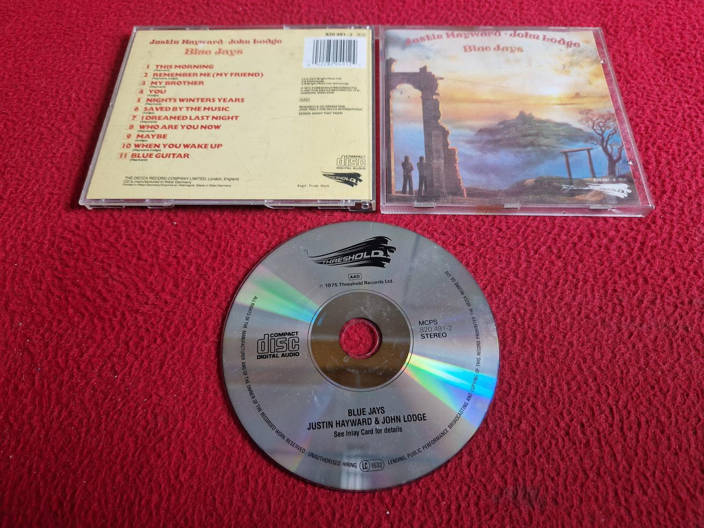 JUSTIN HAYWARD & JOHN LODGE BLUE JAYS CD
