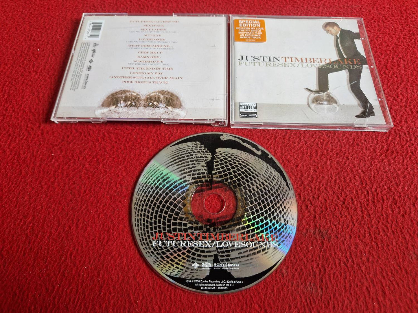 JUSTIN TIMBERLAKE FUTURESEX/LOVESOUNDS CD