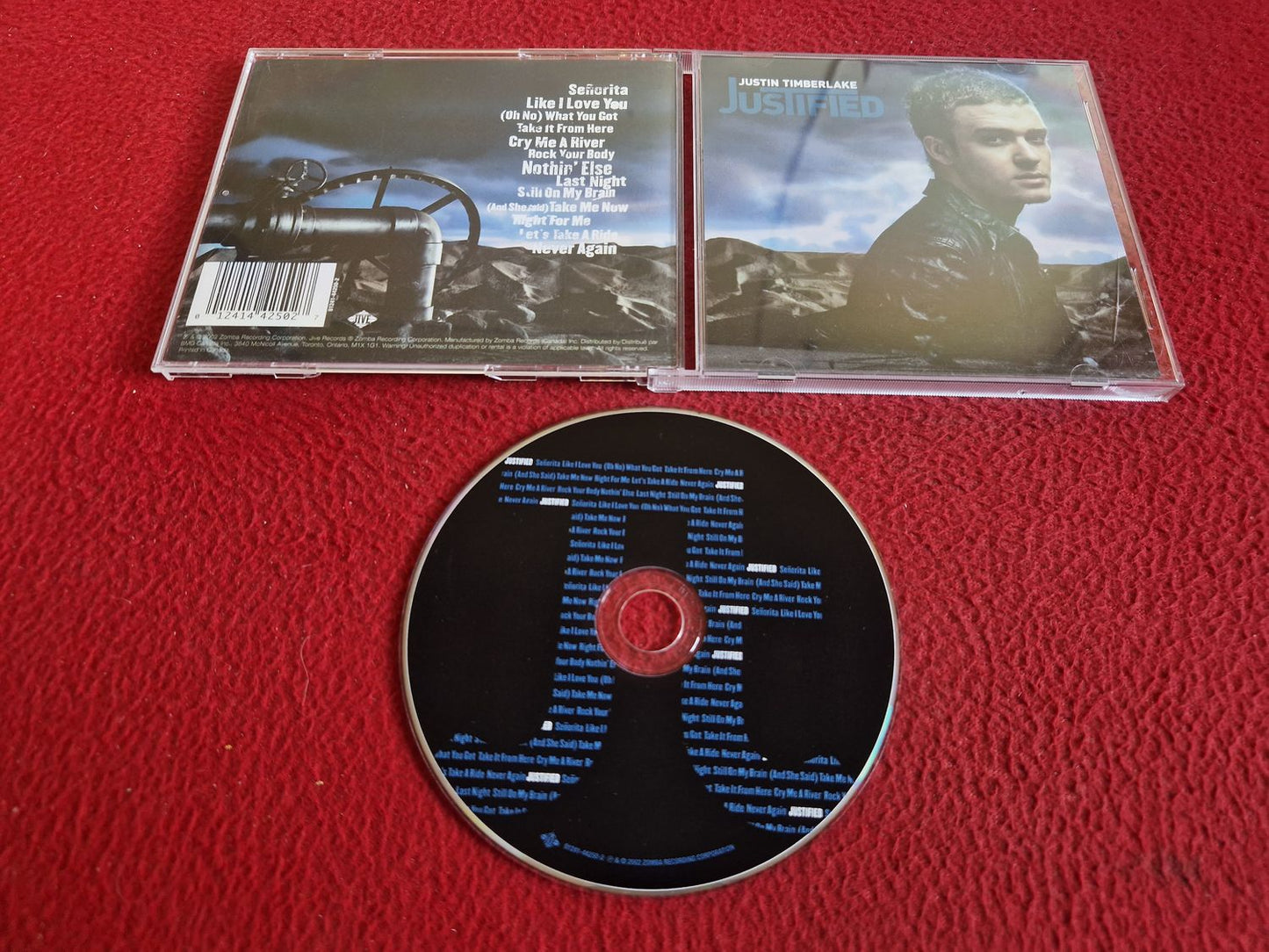 JUSTIN TIMBERLAKE JUSTIFIED CD