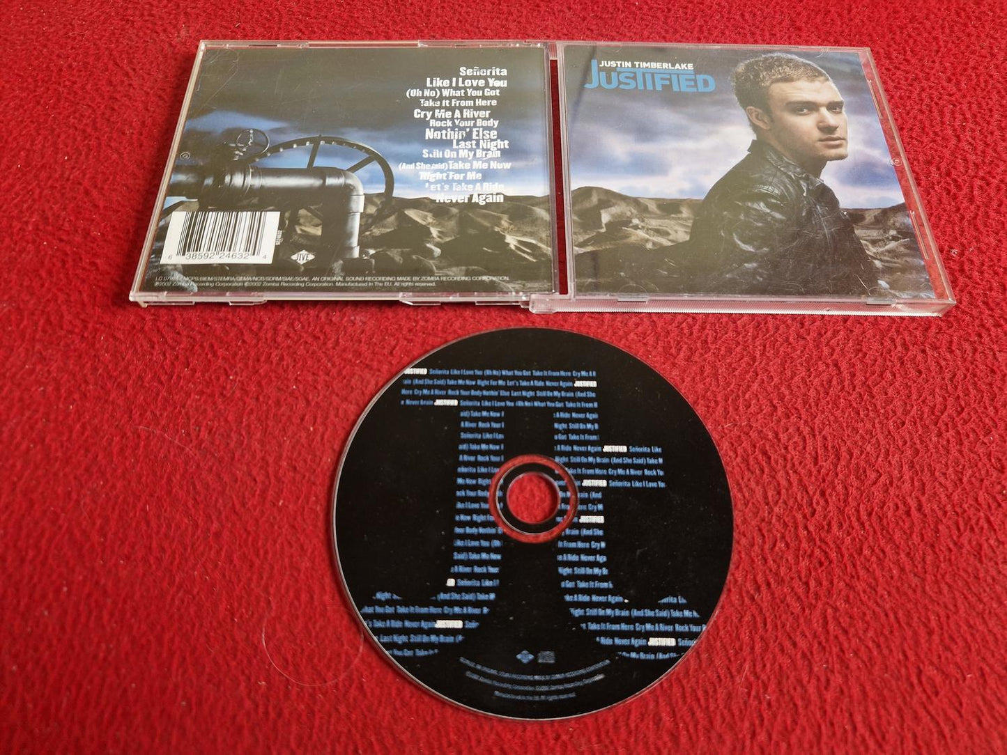 JUSTIN TIMBERLAKE JUSTIFIED CD