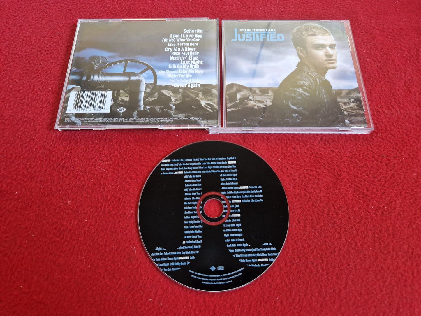 JUSTIN TIMBERLAKE JUSTIFIED CD