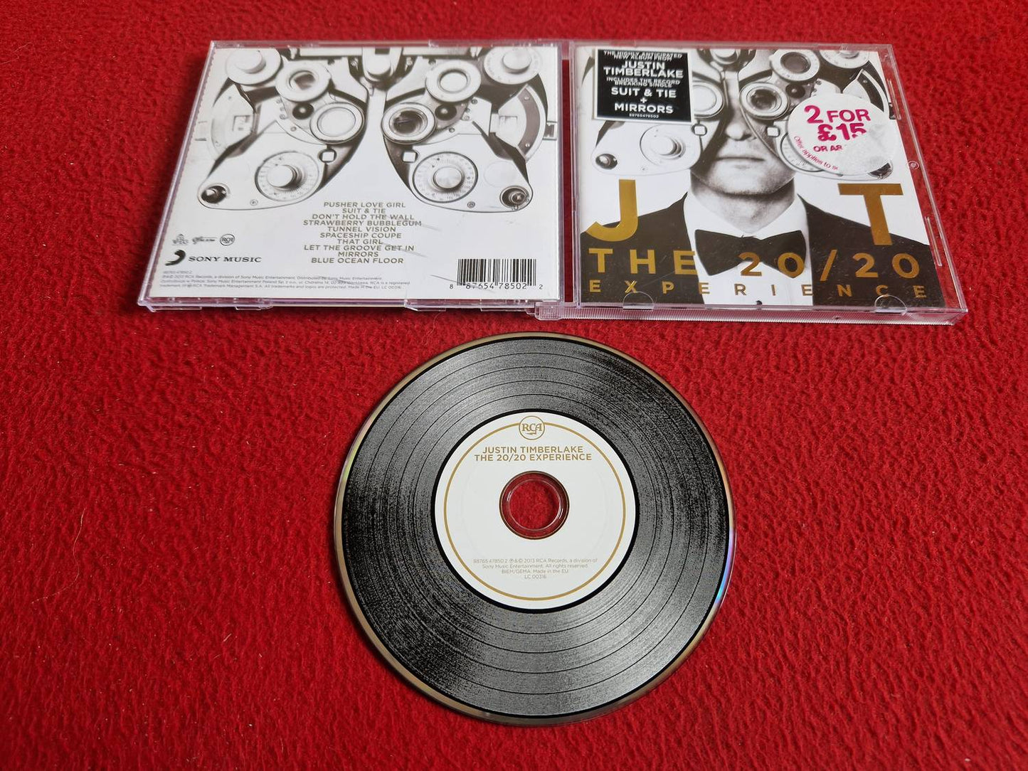 JUSTIN TIMBERLAKE THE 20/20 EXPERIENCES CD