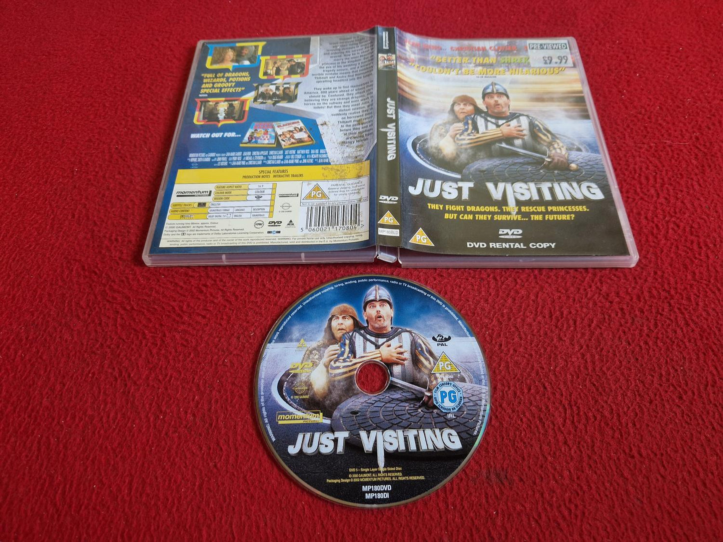 JUST VISITING DVD
