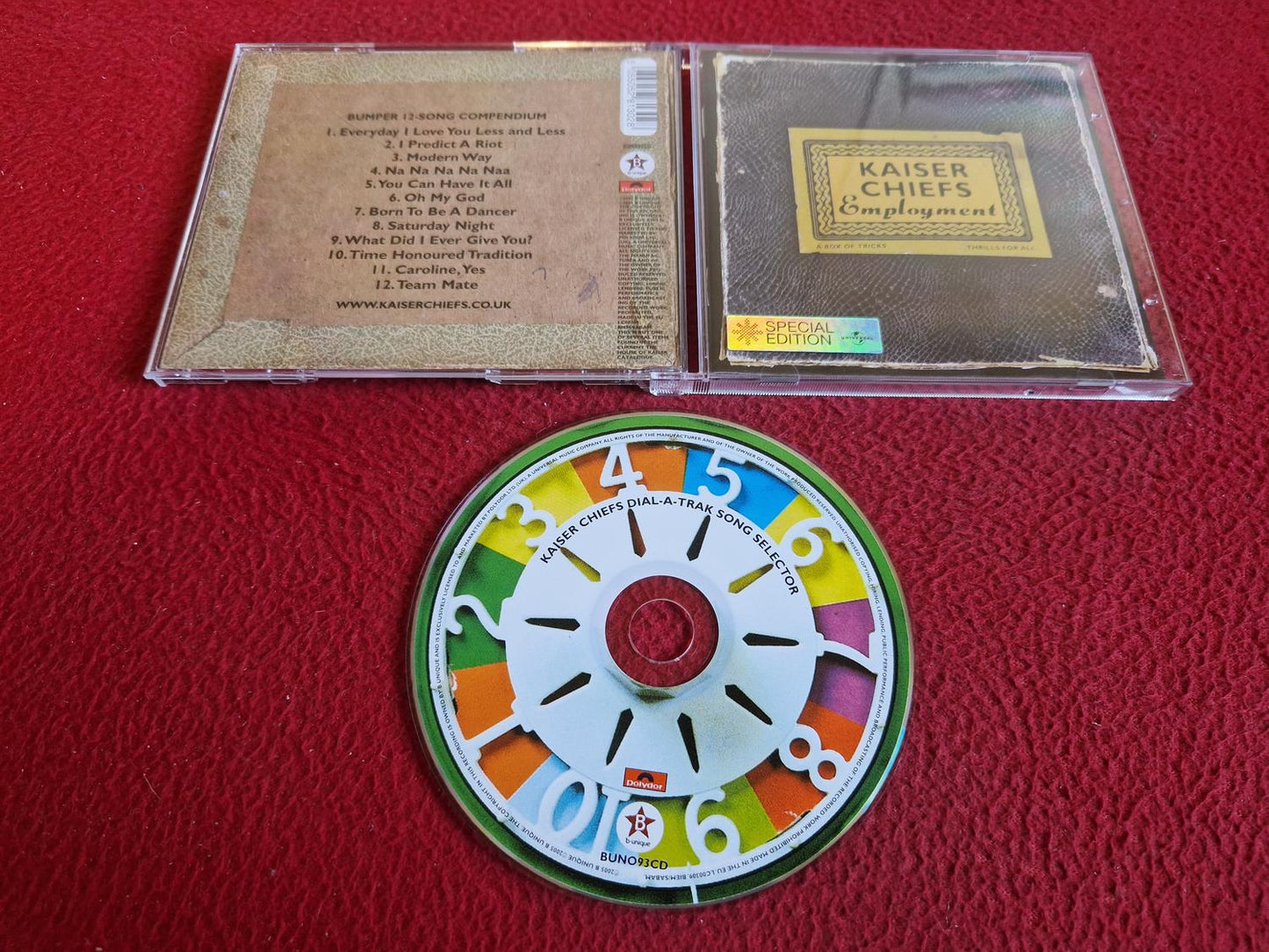 KAISER CHIEFS EMPLOYMENT CD