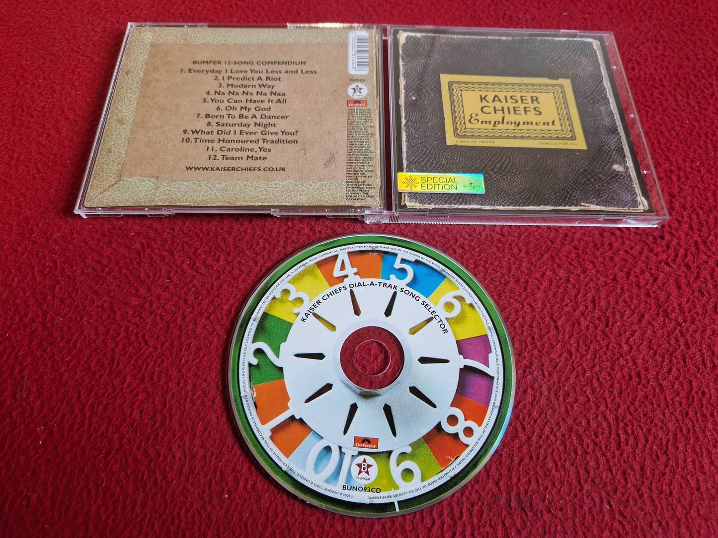KAISER CHIEFS EMPLOYMENT CD
