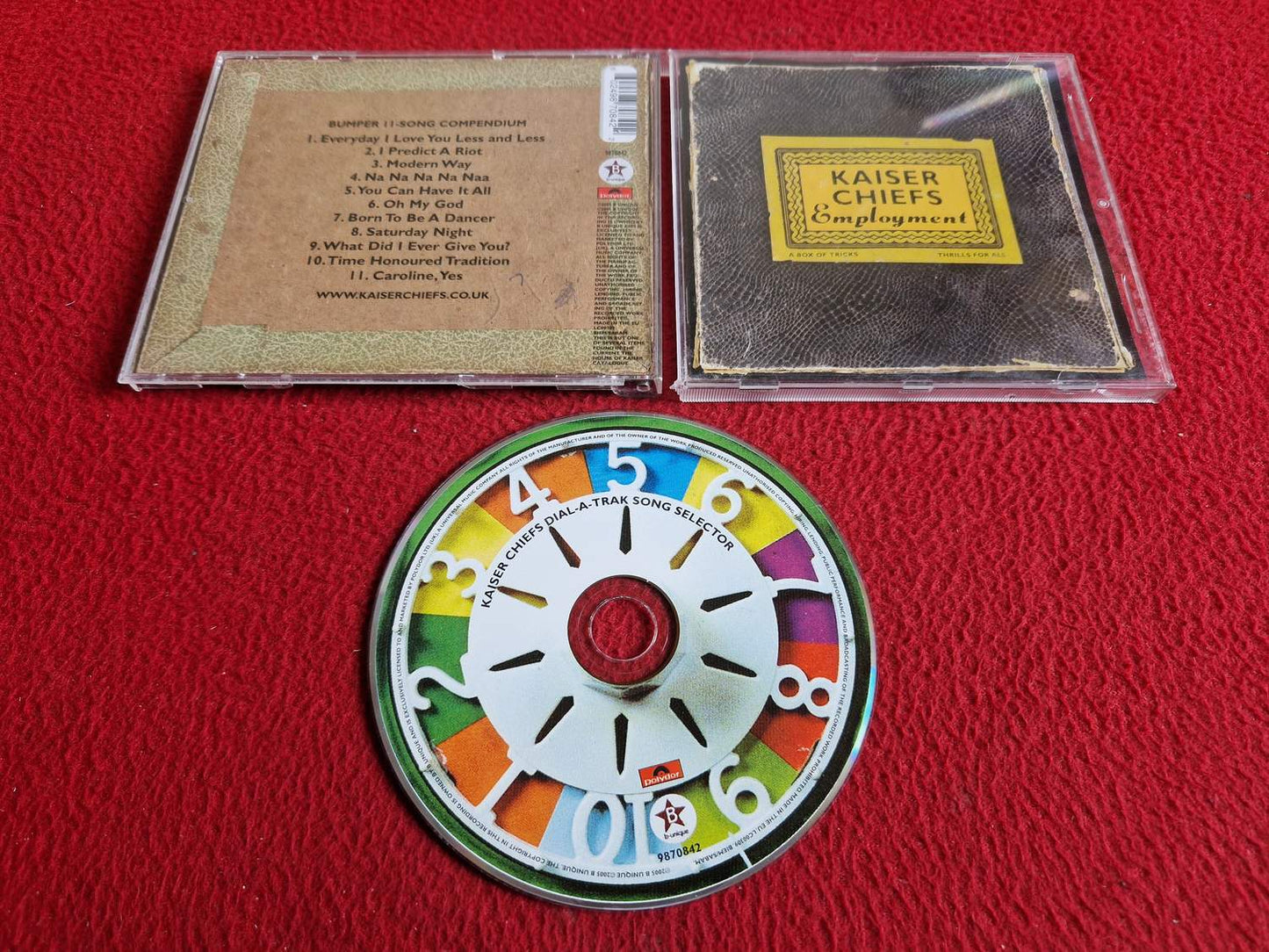KAISER CHIEFS EMPLOYMENT CD