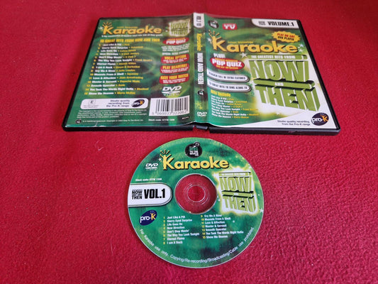 KARAOKE NOW AND THEN till DVD