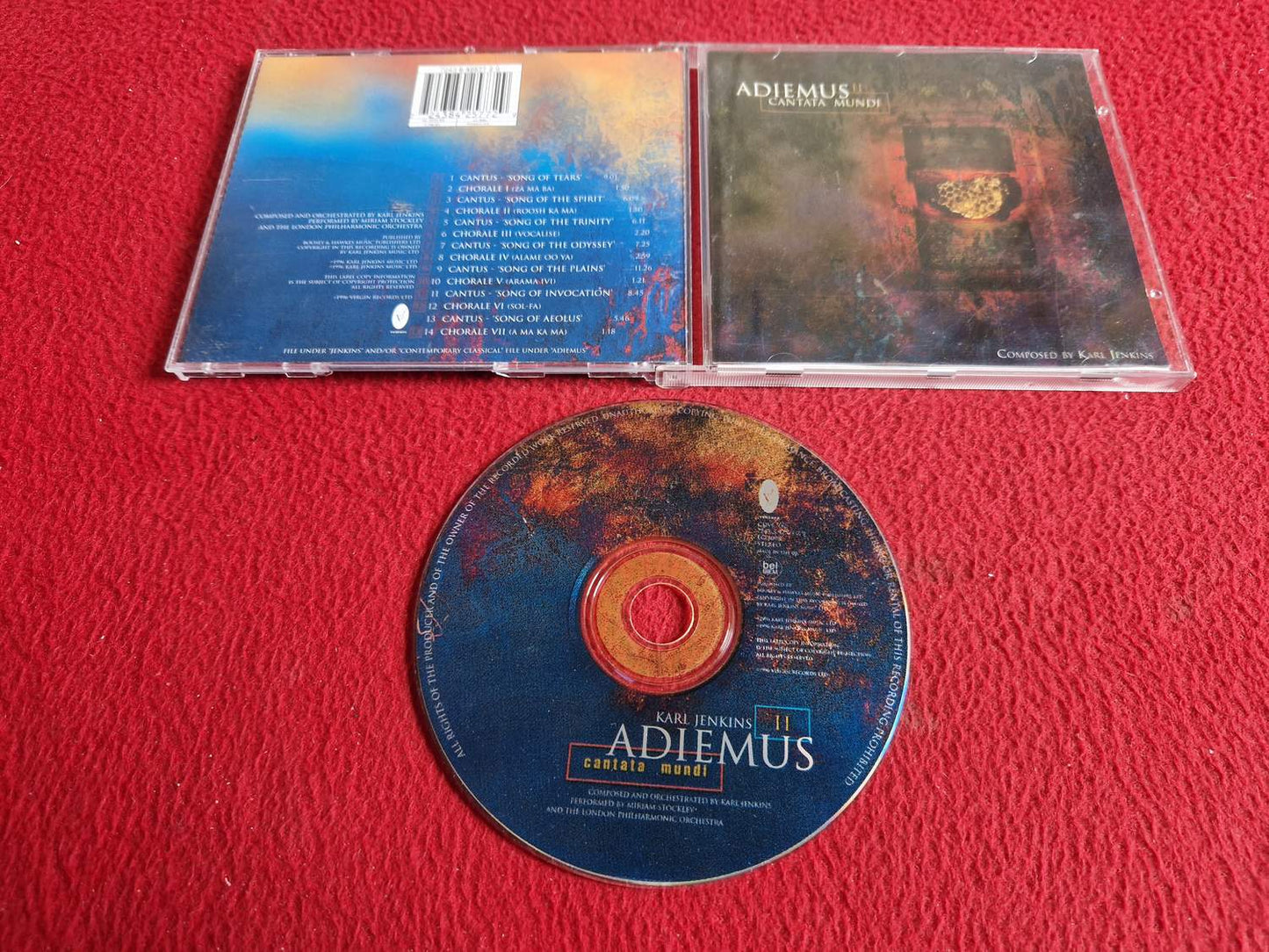 KARL JENKINS ADIEMUS II CANTATA MUNDI CD